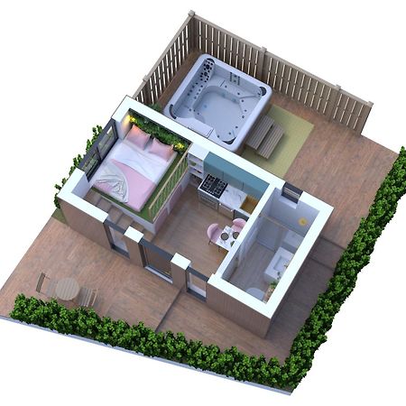 Studio Les 2 Fees - Jacuzzi - Deco Feerique Montfort-sur-Meu Bagian luar foto